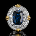 Blauer Spinellring