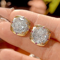 Weißer Diamant Ohrstecker