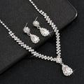 734 Silber-Weiß 2-teiliges Set