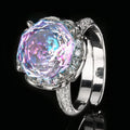 Millennium-Schliff Pink-Lila Ring