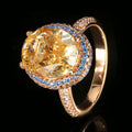 Ice-Flower Cut Gelber Diamant