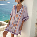 Lila und Orange Muster